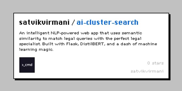 Legal Cluster Search