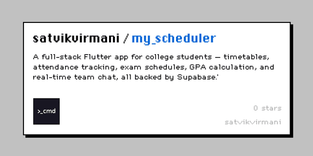 myScheduler